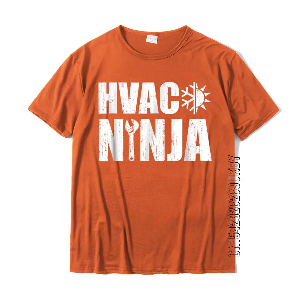 HVAC Ninja Career Technician T-Shirt On Sale Design Tshirts Cotton Men Tops Shirt Hip Hop