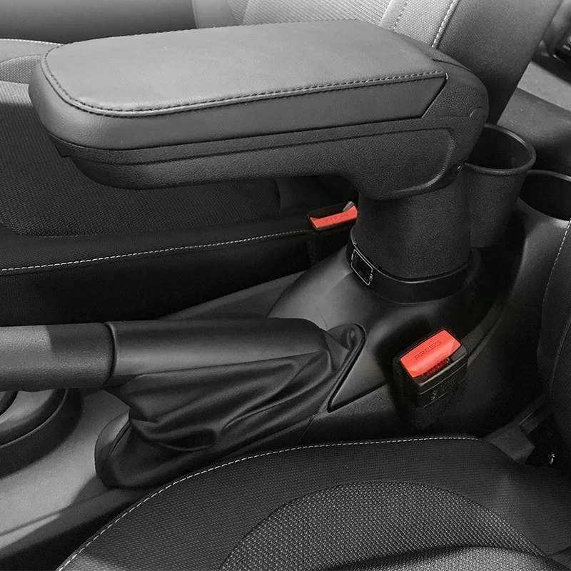 Car Seat Armrest Box Center Console Gap Organizer Hand Rests For Mini Cooper F55 F56 F57 R55 R56 R58 R60 R61 Styling Accessories