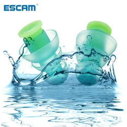 ESCAM 1 Pair Noise Cancelling Hearing Protection Earplugs For Concerts Musician Motorcycles Reusable Silicone Ear plugs