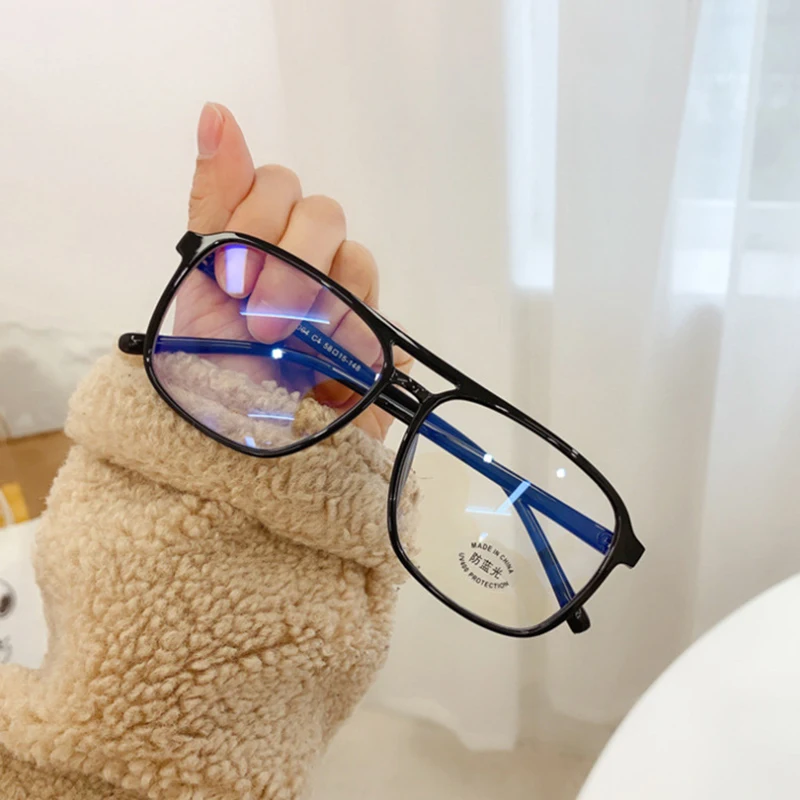New unisex square Myopia glasses for men women pc frame glasses plain glasses Nearsighted Eyewear Glasses -1.0 -2.5 -1.5