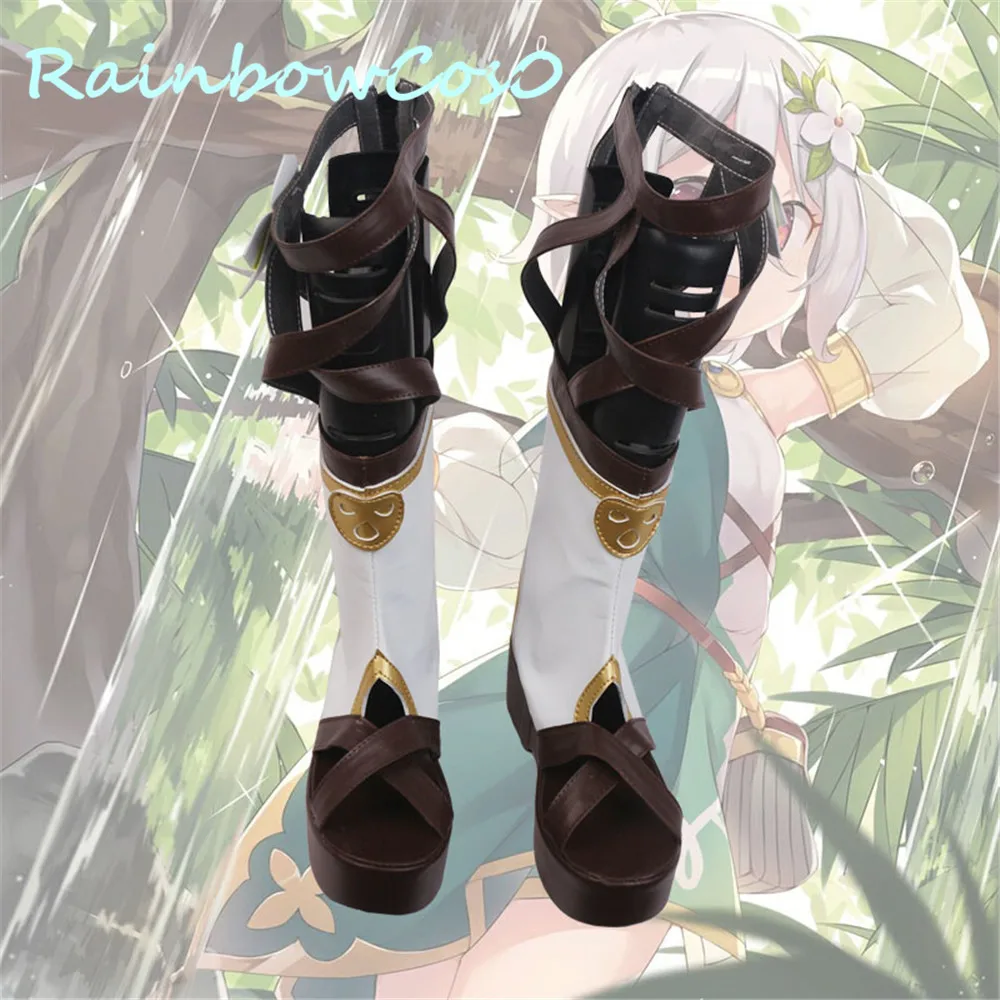 ¡Princesa Connect! Re:Dive Natsume Kokoro Cosplay zapatos botas juego Anime Halloween RainbowCos0 W1041