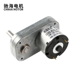 CHF-GF3865-520 Small Wheelbase Robot L type Motor 38mm 12v 150rpm High Torque Carbon Brush Dc Geared Motor For BBQ