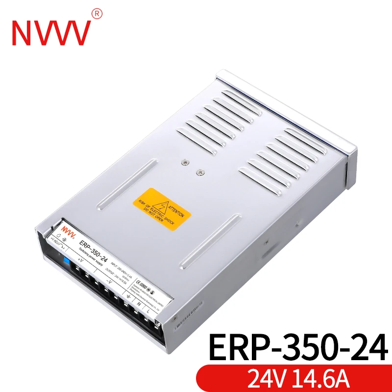 

NVVV ERP-350-24 350W 24V 14.6A Rain-proof Outdoor Switching Power Supply DC12V 24V 36V 48V ERP-350-12 12V 26.7A Single Output