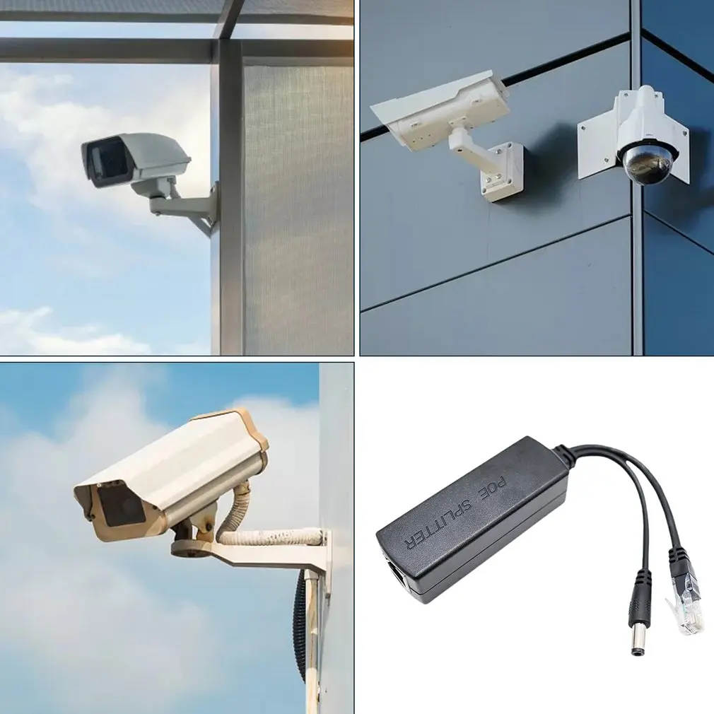 48V to 12V PoE Splitter Module 10/100MBPS Power Over Ethernet Splitter Adapter IP Camera Network Set-Top Boxes PoE Splitter