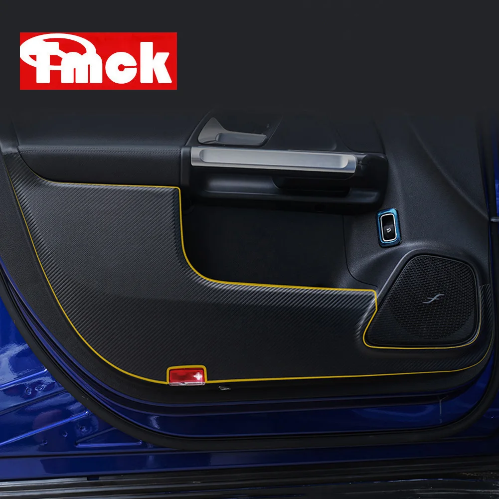 

For Mercedes Benz GLB Class X247 GLB180 200 220 250 2020 2021+ Car Accessories Door Anti-kick Mat Cover Sill Edge Protection Pad