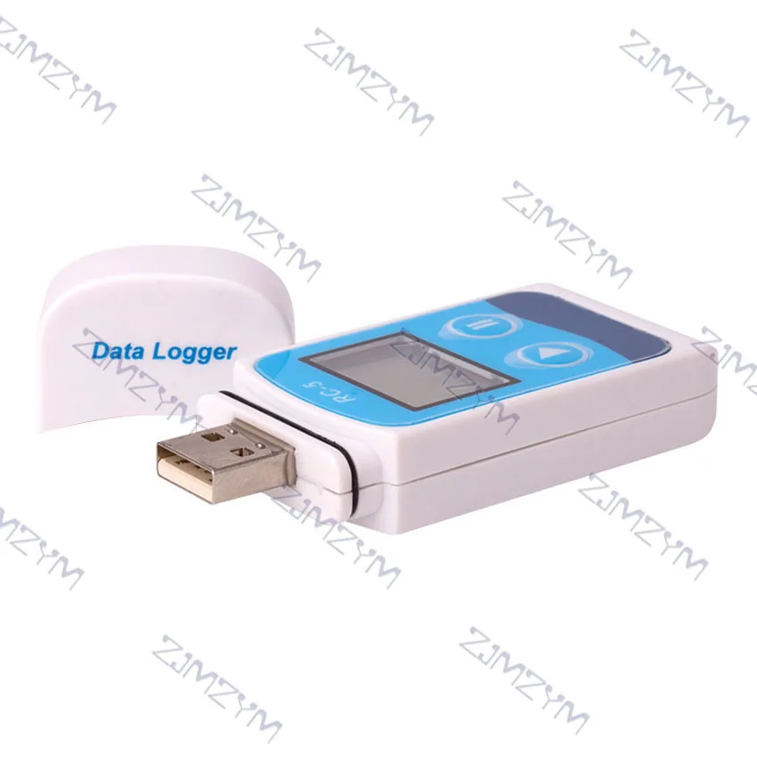 مسجل بيانات صغير ، مسجل درجة حرارة ، USB ، مستشعر داخلي ، IP67 ، دقة عالية ، تخزين المستودع