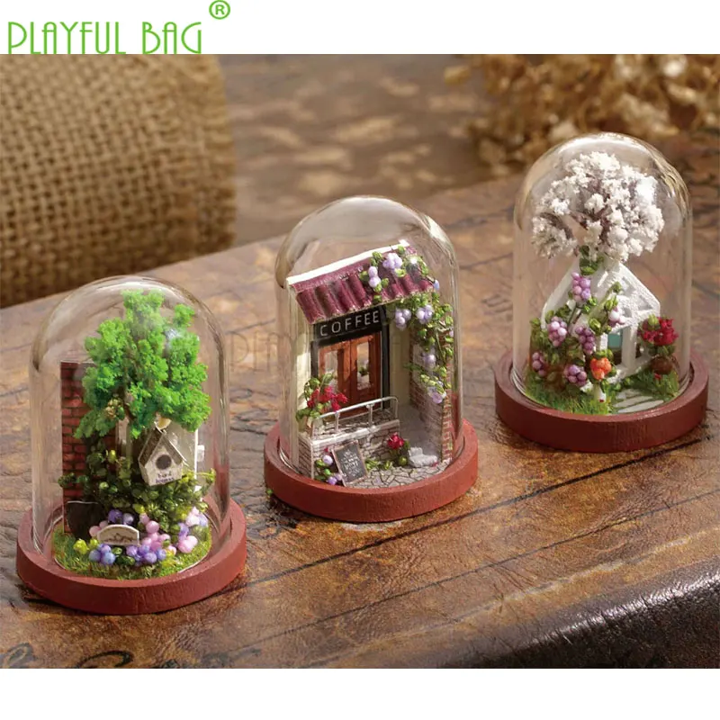 

Humanoid Doll House Chi Fun House DIY Small House Mini Model Hand Assembled Chic Design Exquisite and Beautiful Gift Toy ZD01