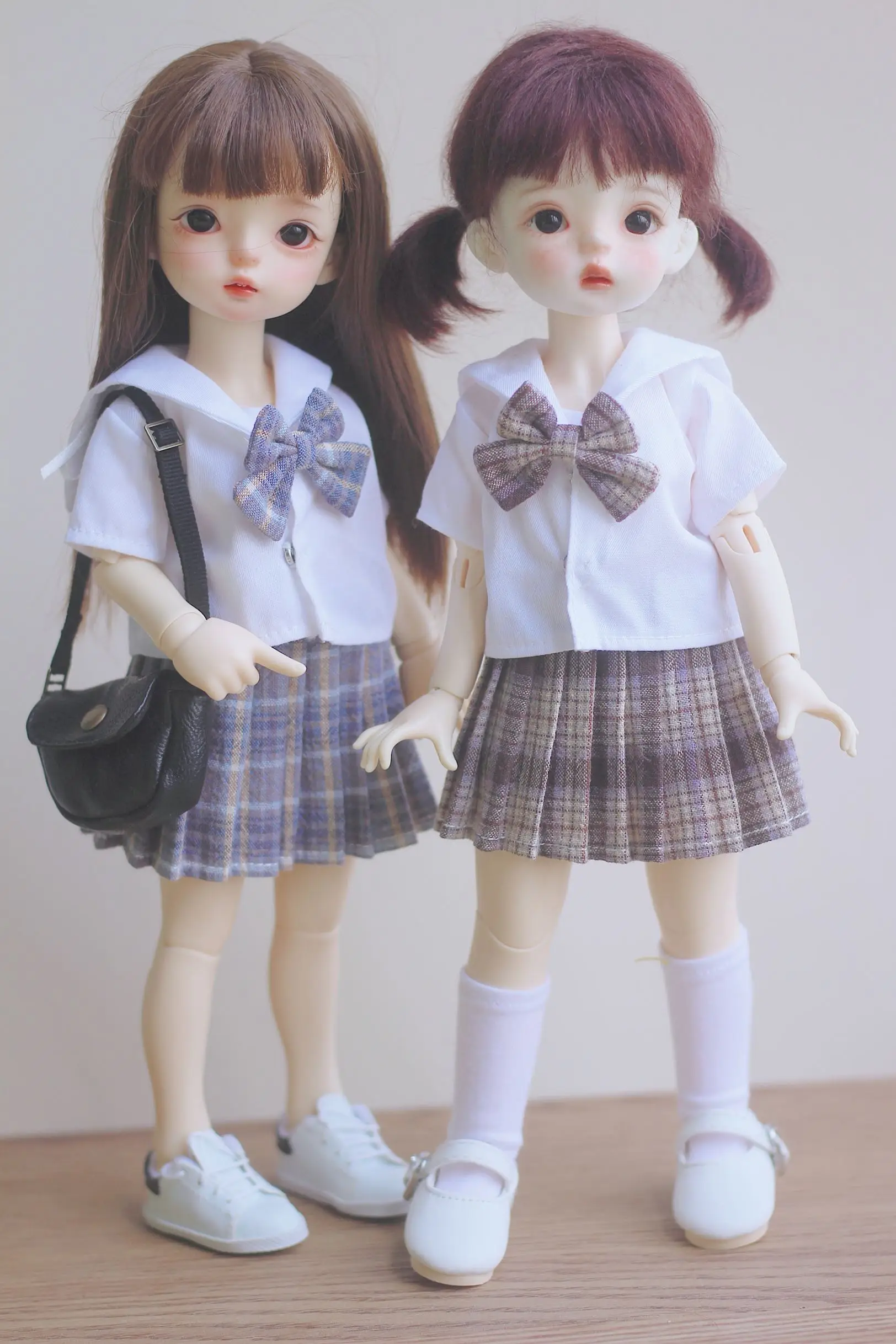 

BJD doll school uniform suit for 1-6 size uniform sailor uniform school uniform shirt pleated skirt doll accessories