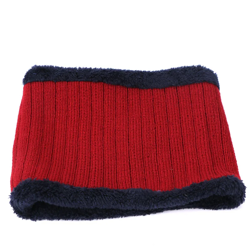 Neue Winter Warm männer Hut Schal Touchscreen Handschuhe Set Beanies Hüte Gestrickte Verdicken Männer Frauen Kappe Bib Handschuhe anzug Unisex 3Pcs