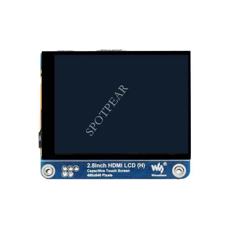 Raspberry Pi LCD 2.8 polegadas HDMI Display 480 × 640 Tela de toque capacitiva de alta resolução de 2,8 polegadas compatível com HDMI