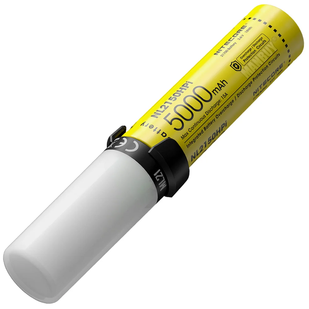 Imagem -03 - Nitecore Sistema de Bateria Inteligente Bateria Recarregável Powerbank Mpb21 Lanterna High Cri Ml21 Nl2150hpi em 5000mah 21700