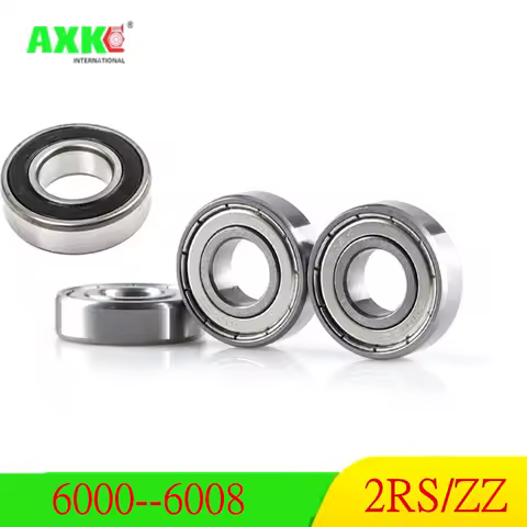 AXK 2PCS 6000 6001 6002 6003 6004 6005 6006 6007 6008 RS 2RS ZZ Deep Groove ball bearing