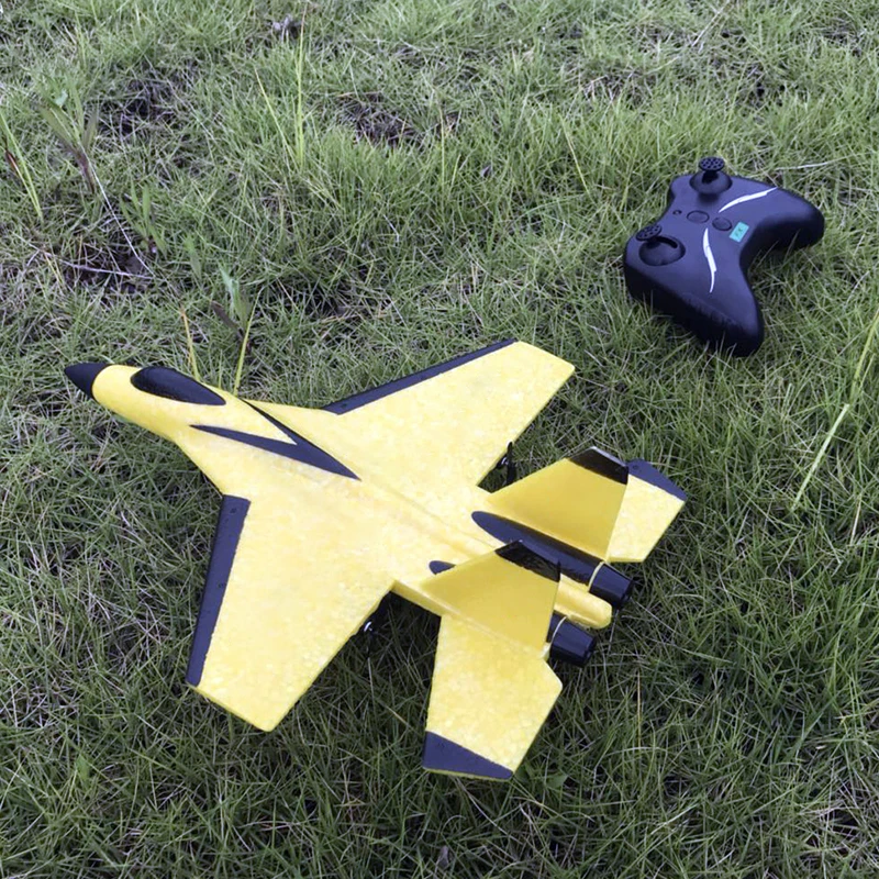 2.4G aliante RC Drone SU35 ala fissa aeroplano lancio a mano schiuma Dron telecomando elettrico aereo RC all\'aperto giocattoli per ragazzi F22