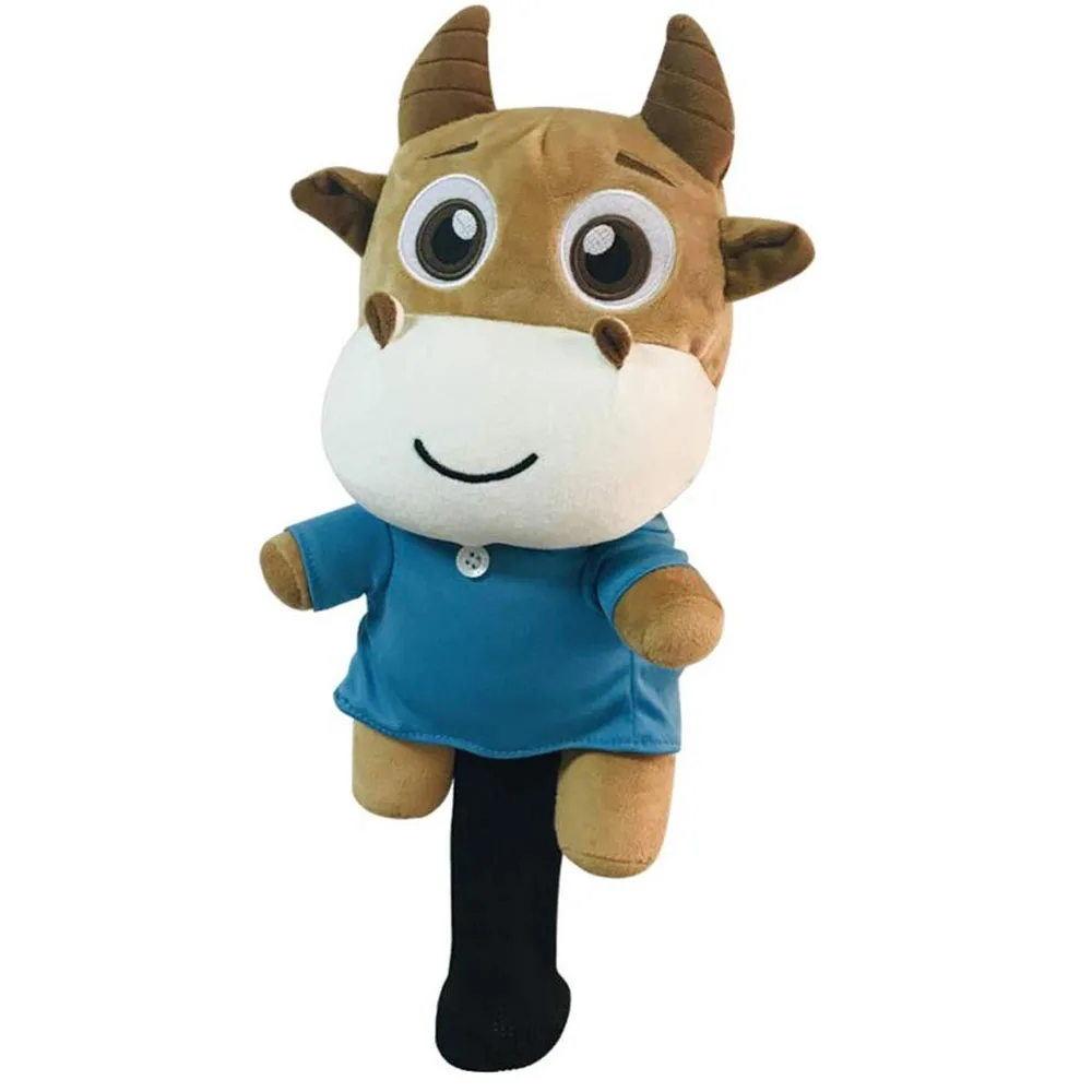 Golf covers Driver Wood Head Cover 460cc Novelty Animal Cow Shape Headcover freeshipping