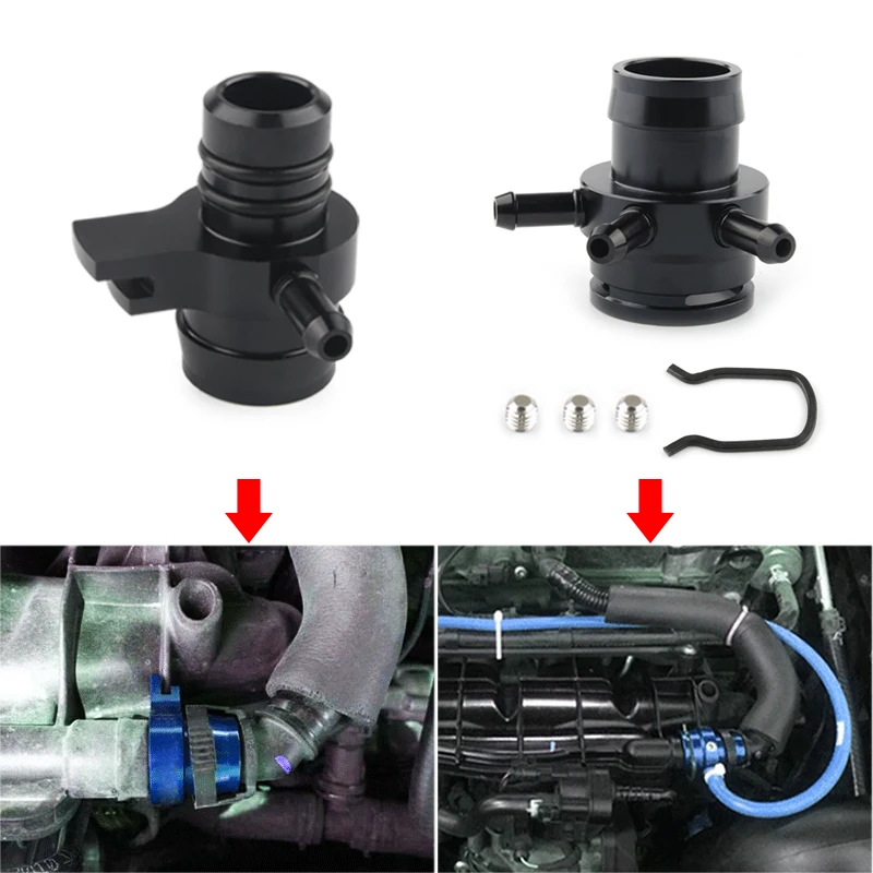 Złączka Turbo Boost Tap do Volkswagen Golf CC Shangkuo 2 generacji EA888 1.8T 2.0T EA113, trójdrożny adapter podciśnienia, tablica turbinowa