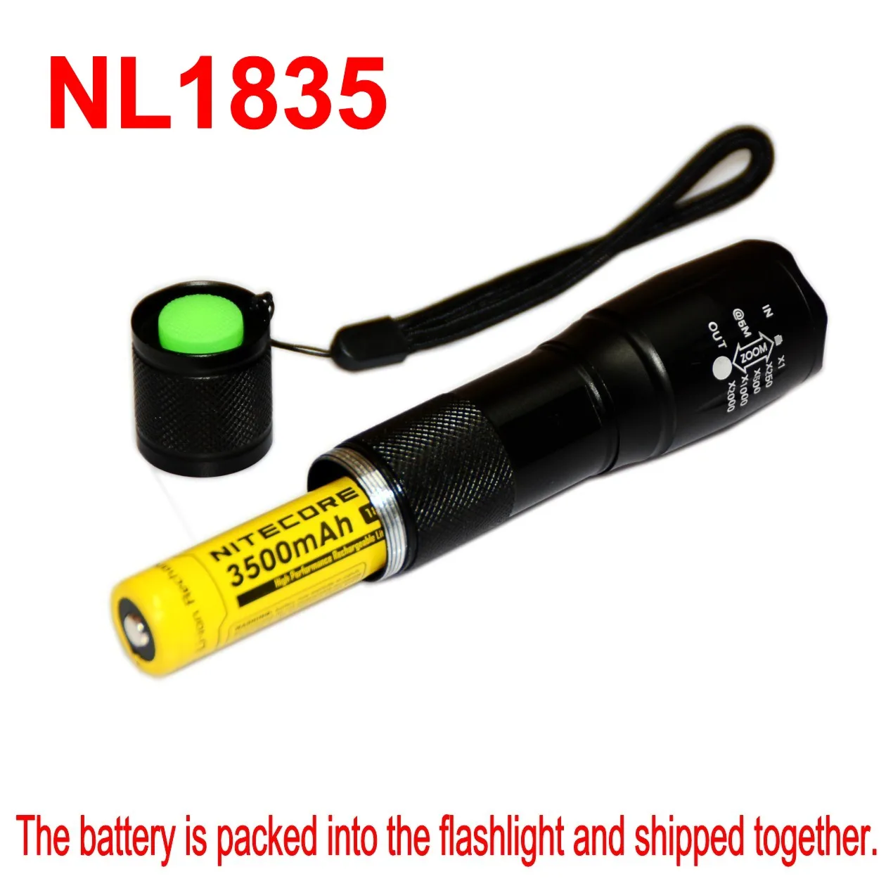 Nitecore NL1835 18650 3500mAh NL1834 3.6V 12.6Wh Rechargeable Li-on Battery High Quality with Protection Nitecore NL1835 18650