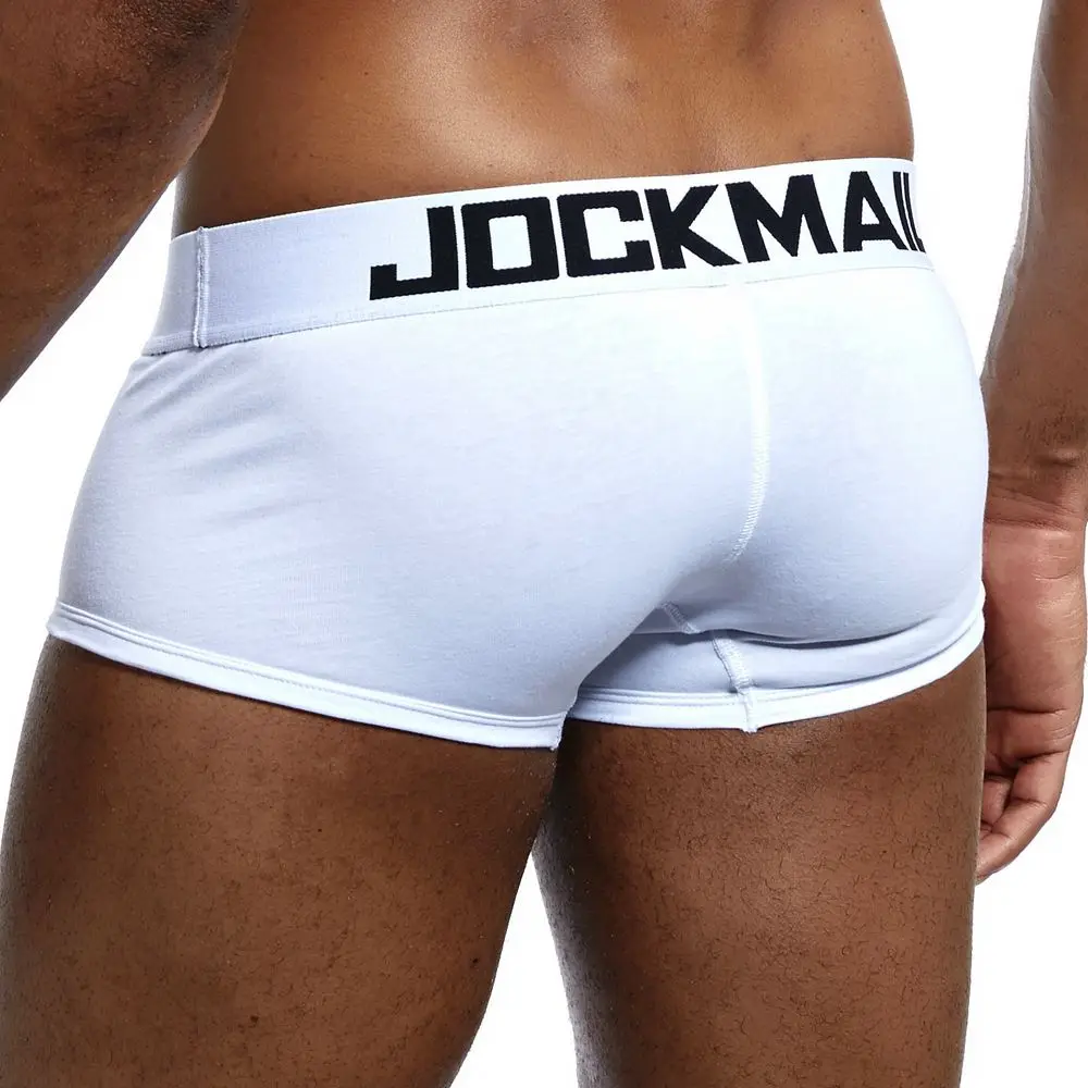 Трусы-боксеры JOCKMAIL мужские, пикантное нижнее белье, мягкие шорты в стиле пэчворк, брифы