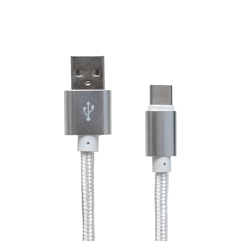 POWERMASTER METAL BRAIDED TYPE-C USB DATA CHARGER CABLE