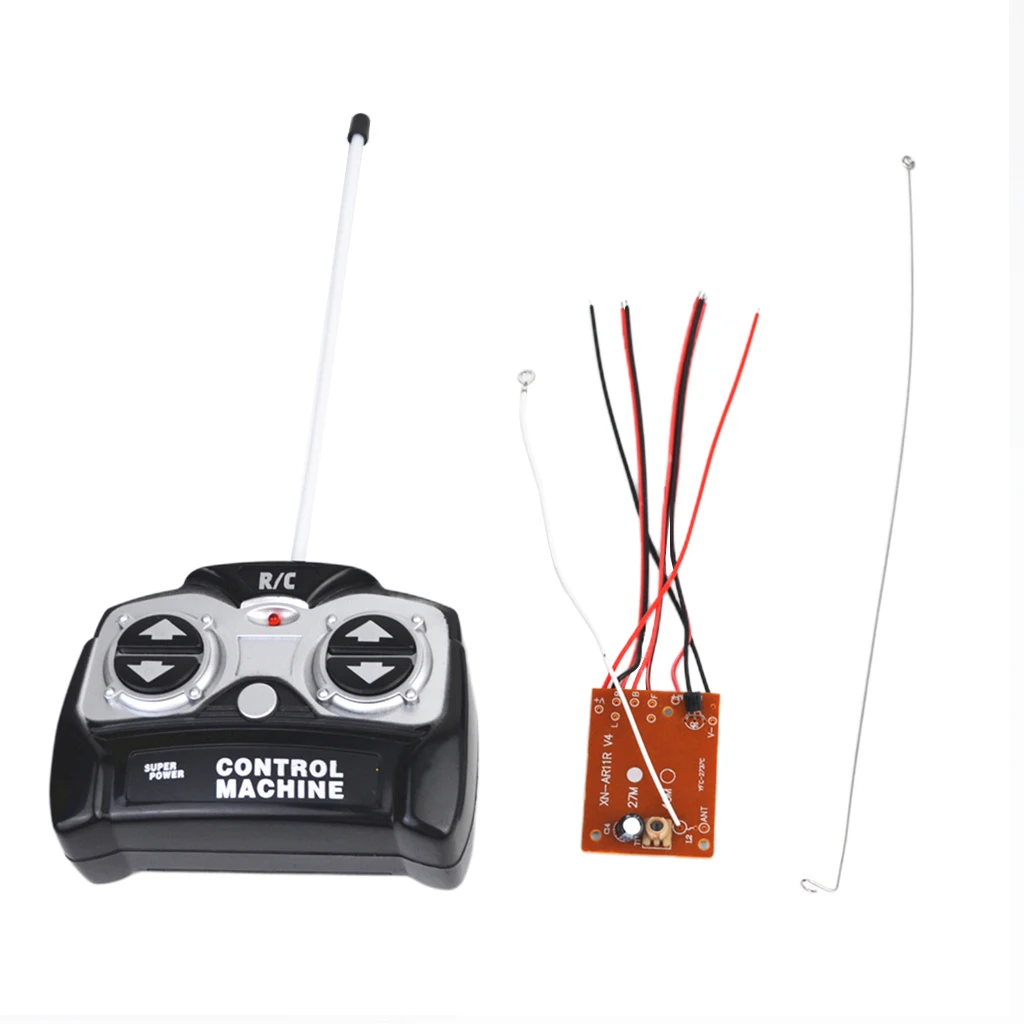 27MHZ Remote Control Circuit Board + Remote Control, RC Replacement Parts