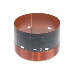 99.2mm DJ Speaker Woofer Voice Coil 1400/2000W Peak Bass Subwoofer Repair Parts With Copper Wire Glass Fiber Former