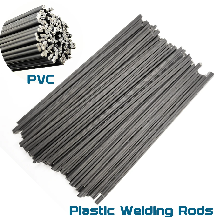 Black PP Polypropylene Plastic Welding Rods - 9.8 Inch Length For Car Bumper, Kayak & Plastic Repair (40pcs/Roll)