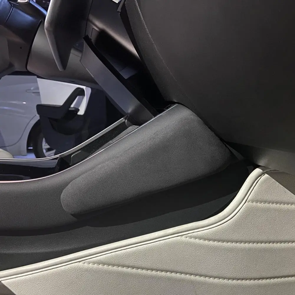 

1pair For TeslaNew Car Center Console Knee Pillows Protector Pad Car Interio Car Leg Cushion Knee Pad Support Pillow