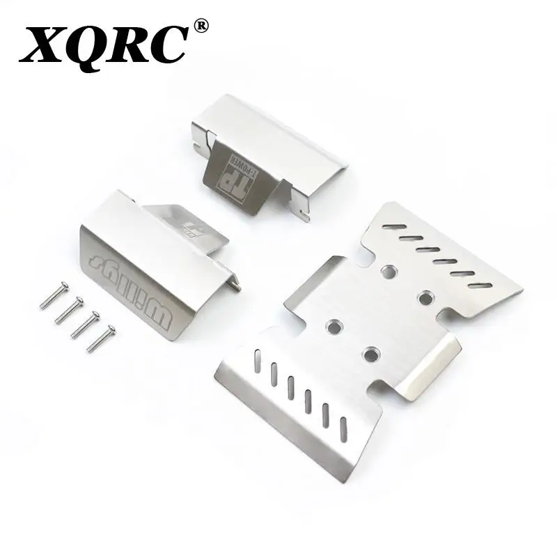 FMS ROCHOBBY 1/6 1941MB SCALER rc car upgrade parts Willis climber chassis stainless steel protective plate metal armor