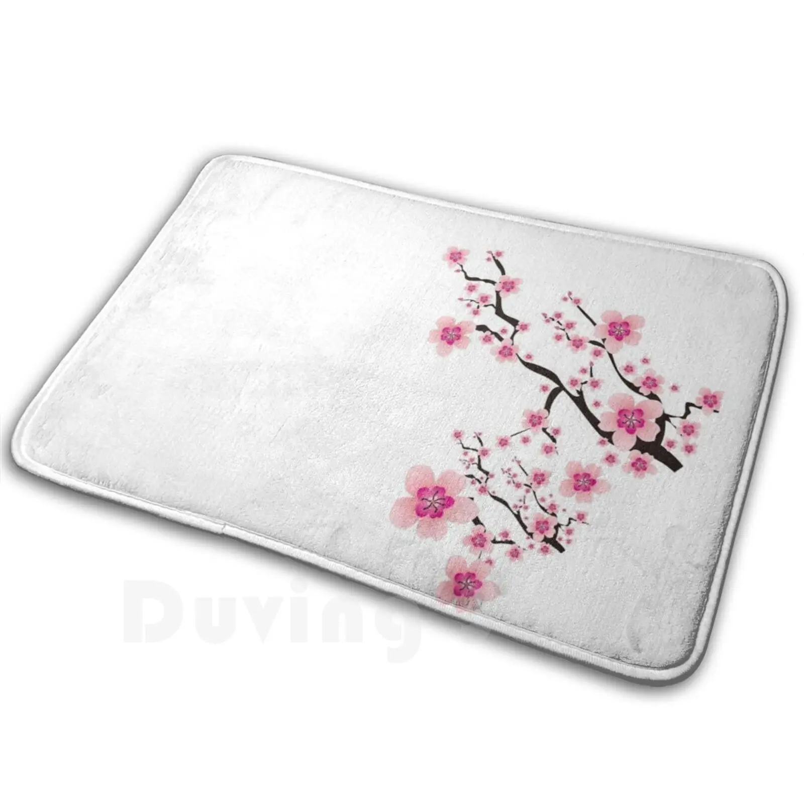 Cheery Blossom Soft Non-Slip Mat Rug Carpet Cushion Sakura Cherry Blossom Japan Asian Travel Tree Flowers Beauty Trip Spring