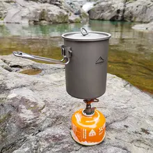 Mini Titanium Gas Burner for Camping #6