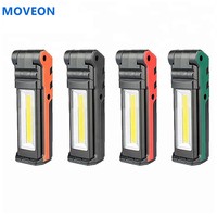 New Super Bright Adjustable Magnetic  LED Work Ligh for Car Repair USB Foldable  dimming COB Flashlight Lamps