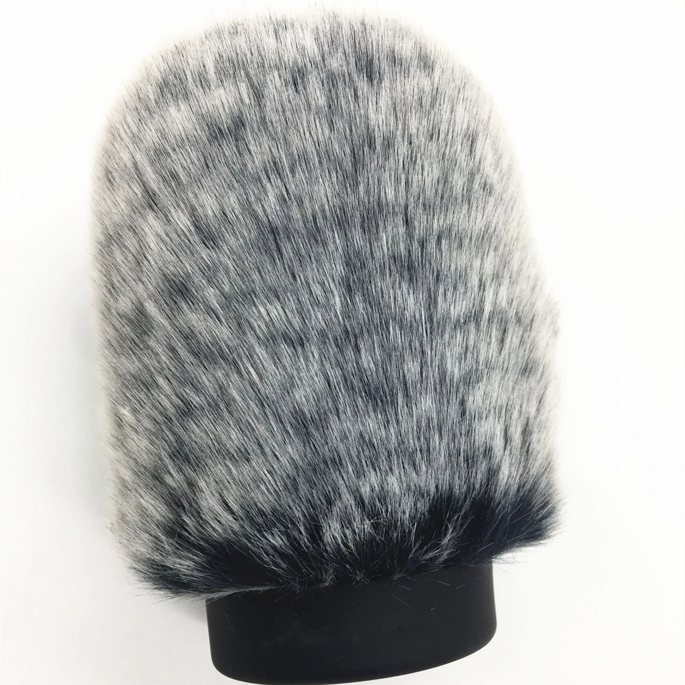 Dead Katze Mikrofon Pelzigen Starre Windschutzscheibe Muff Mic Wind Abdeckung Pelz Filter Außen Mikrofon Windschutz für Ritt VideoMic NTG – Detail 5