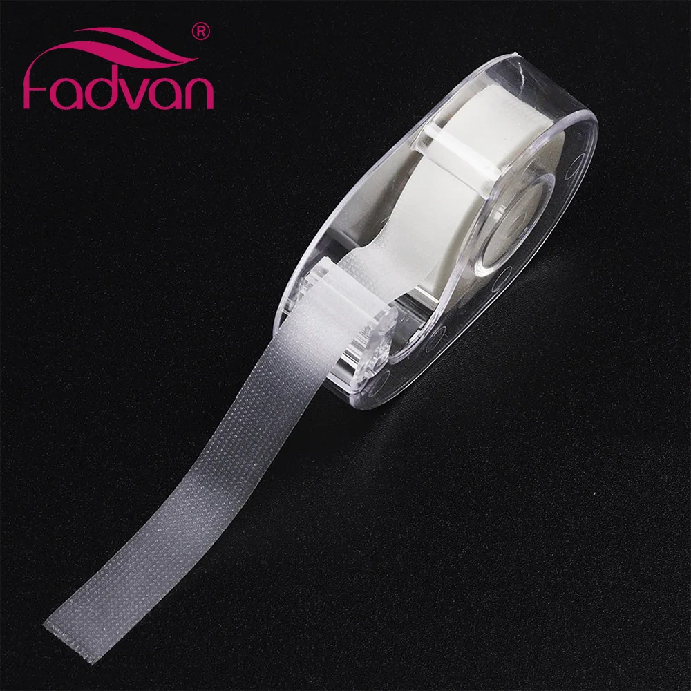 Fadvan Plastic Eyelash Tape Cutter+5pcs PE Tapes Adhesive Holder Under Eyelash Pad Cutter for Eyelashes Extension Makeup Tools