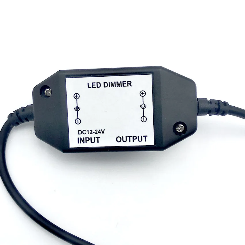 ねじりタイプ LED ディマースイッチ輝度調整用 3528 5050 5730 5630 シングルカラーストリップライト DC 12V 24V