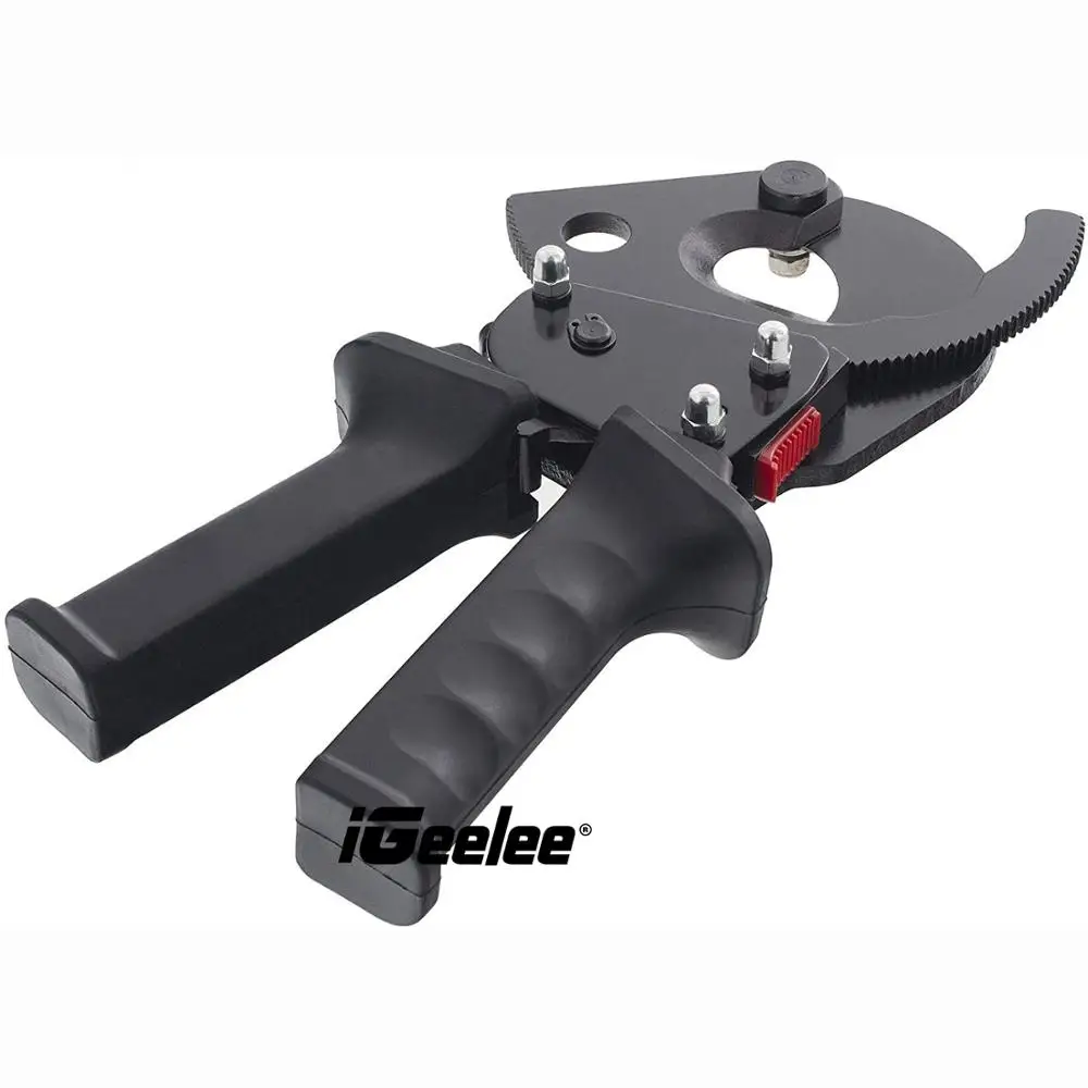 iGeelee Ratchet cable cutter TCR-500S For 500mm2 AL/CU conductor Ratcheting Wire Cutter Manual Cable Cutter Hand Cable Cutter