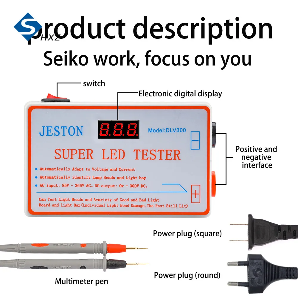 0-300V Output TV LED Tester TV Backlight Tester Meter Repair Tool Lamp Beads Strip Multipurpose LED Strips Beads Test Tools