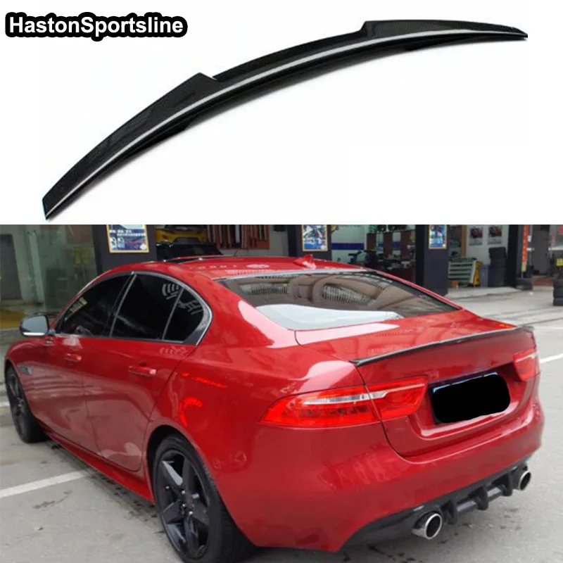 

XE Modified M Style Carbon Fiber Rear Luggage Compartment Spoiler Car Wing for Jaguar XE 2015 2016 2017 2018