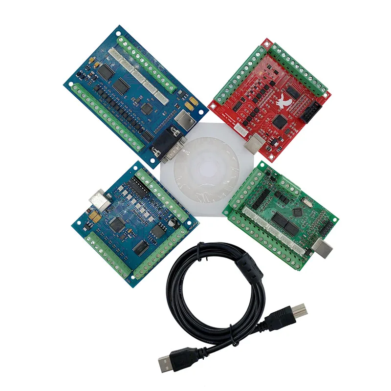 1pcs Breakout board interface driver CNC BOARD USB MACH3 100Khz 4 axis 5 axis interface driver motion controller driver board