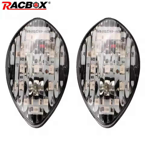 Motorcycle LED Turn Signals Fairing Frame Lights Eagle Eyes Indicators Amber Lamp Universal for Honda CBR600RR CBR1000RR 929/954