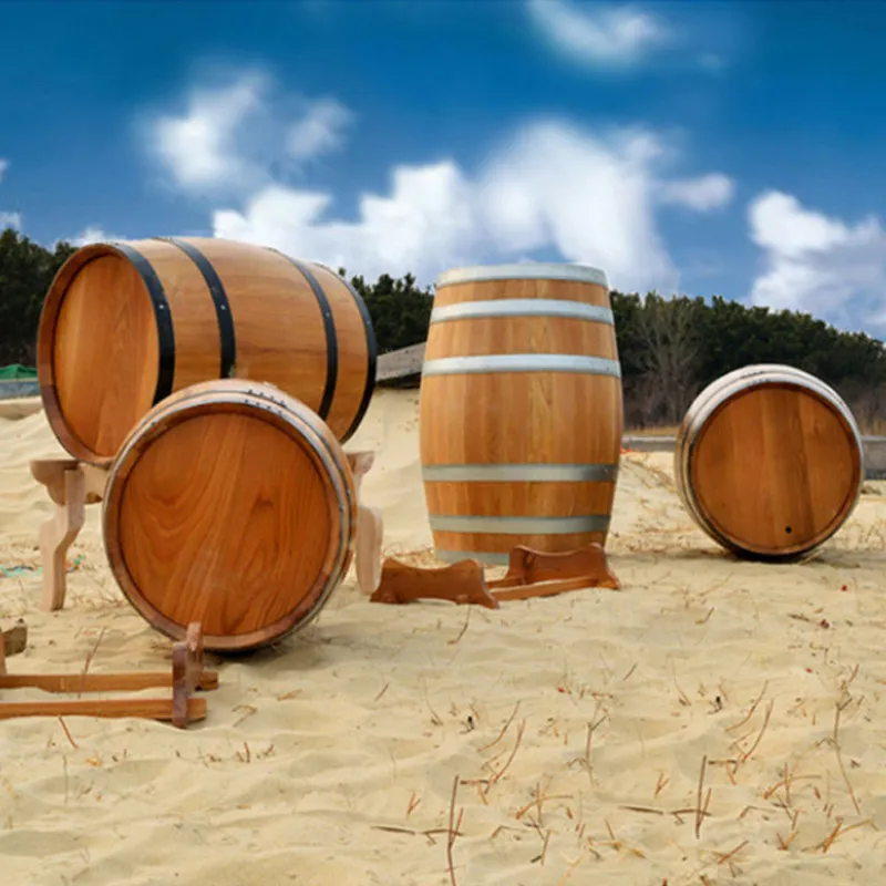 150L Small Oak Barrel home MINI Store liquor Imported Oak Barrel wine set wine Aging Storage Barrel Vineyard Barrel 5L/20L/30L