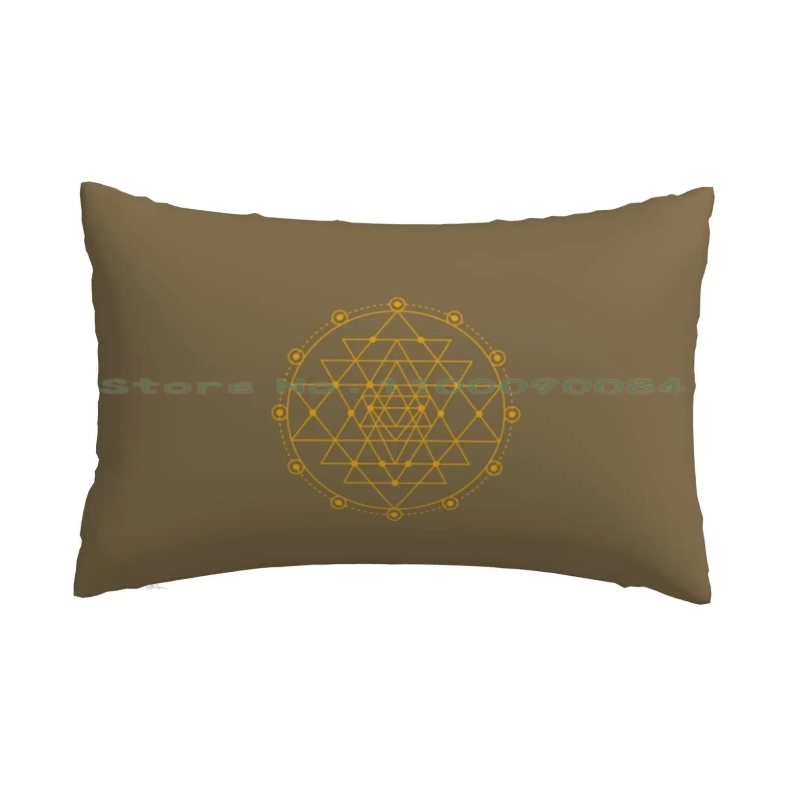 Shri Yantra Symbol Pillow Case 20x30 50*75 Sofa Bedroom Black Diamond Outdoor Research Adventure Houdini Sportswear Kathmandu