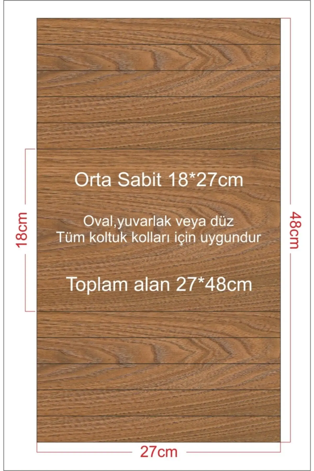 Table basse d'appoint Portable en noyer 27x48 cm, 2 pièces