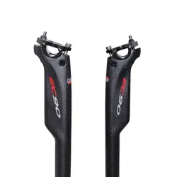 EC90 Carbon Fiber MTB/Road Bicycle Seatpost 3K Winding Carbon Seat Post 27.2/30.8/31.6mm Seat Tube Cycling Parts