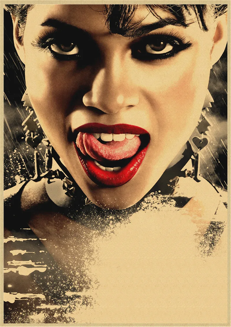 مدينة الخطيئة كرافت المشارك ريترو المشارك خمر ملصق جدار ديكور للمنزل بار مقهى غرفة شخصية الديكور