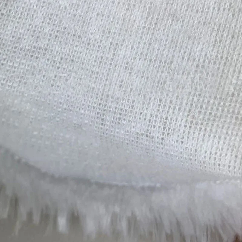 White Faux Fur Fabric for Christmas, Wedding Decorations, Christmas Tree Skirt Cloth, DIY Making, Pet Dog, Cat Kennel Cloth, Hig