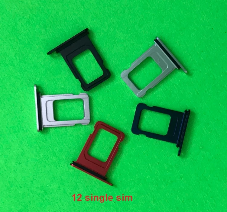 100Pcs/Lot Double / Single SIM Card Tray Holder Socket For IPhone 12 Replacement Part