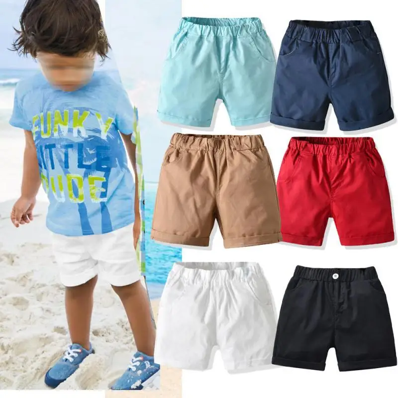 

Boys Shorts Cotton Summer Shorts For Baby Boys Thin white Black Toddler Shorts Pants Casual Clothes