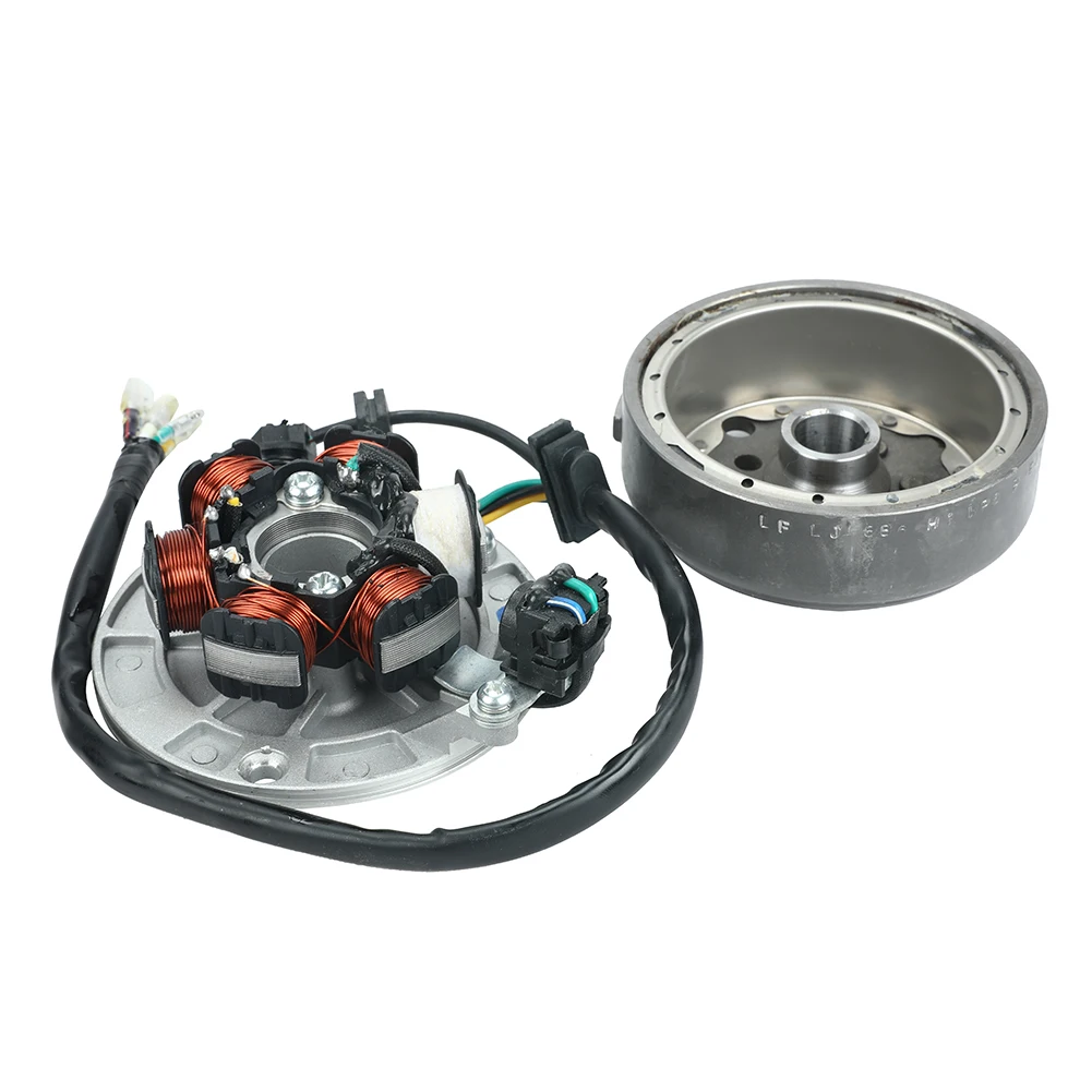 For Lifan 140 140cc 1P55FMJ Horizontal Kick Starter Engines Dirt Pi LF140 Engine Ignition Magneto Stator Magneto Flywheel kit