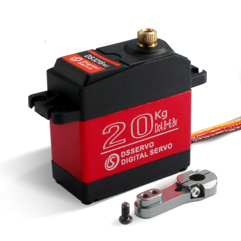 1 Máy Tính Kỹ Thuật Số Chống Thấm Nước Baja Servo DS3218 Cập Nhật Và Pro Cao Cấp Tốc Độ Bánh Răng Kim Loại 20Kg/.09S Cho 1/8 1/10 RC Xe Ô Tô