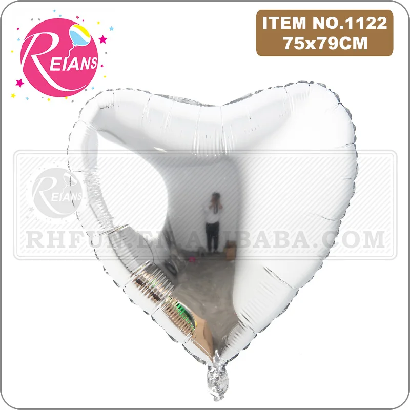 Heart balloon 75cm Red heart shape air party balloons Valentines Day wedding love decorations marriage supplies Foil balloons