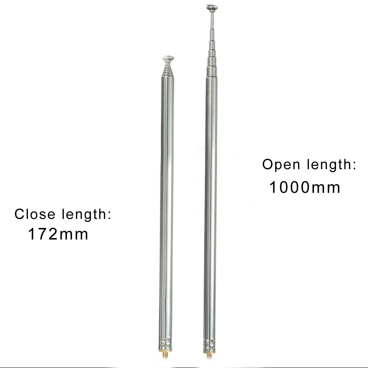 1Pcs Male Telescopic Aerial Antenna for Radio RC Control Transmitter Controller 7mm Car Accessories